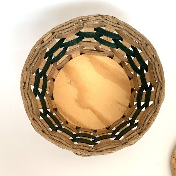 Moose Stoneware Bread Warmer Food Tile w/Basket Hot or Cold Trivet Handcrafted - Picture 11 of 12